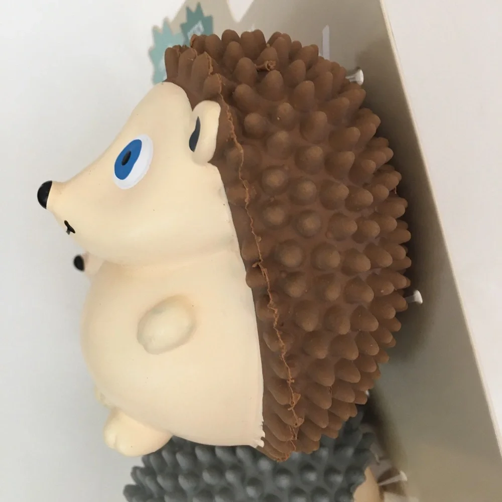 NEW Dog Toys Squeaky 3 Latex Fetch and Play Small Hedgehogs | Fringe